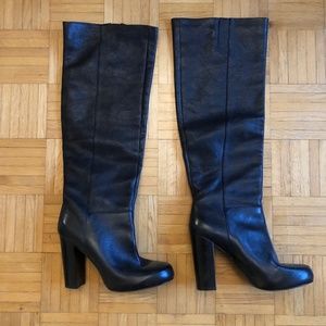 Nine West Leather Knee High Boots US 9